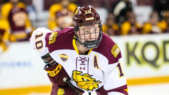 Red Wings prospect Max Plante wins 2026 Hobey Baker Award (featured)