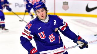 Capitals' sign Cole Hutson to ELC (featured). Photo by Steven Ellis