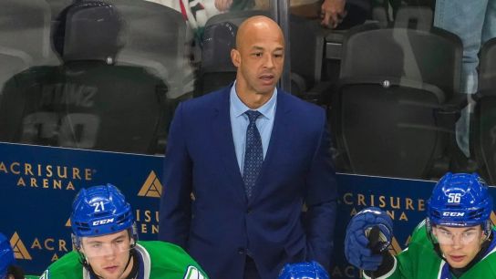Canucks Name Manny Malhotra 23rd Head Coach in Franchise History (featured). Photo by  © Andy Abeyta/The Desert Sun / USA TODAY NETWORK via Imagn Images
