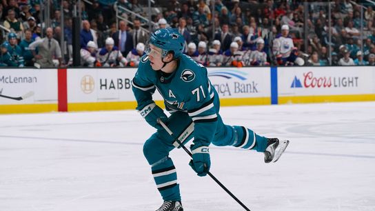 Sharks' Macklin Celebrini Breaks Thornton’s Single Season Points Record (featured). Photo by © David Gonzales-Imagn Images