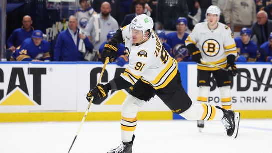 Bruins’ Zadorov Fined For Cross-Checking Sabres’ Dahlin (featured)